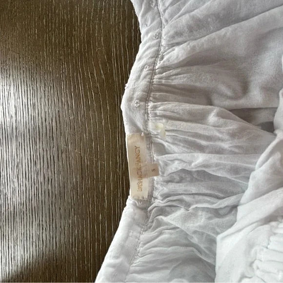 LoveShackFancy White Lace A-Line Skirt - Picture 3 of 4